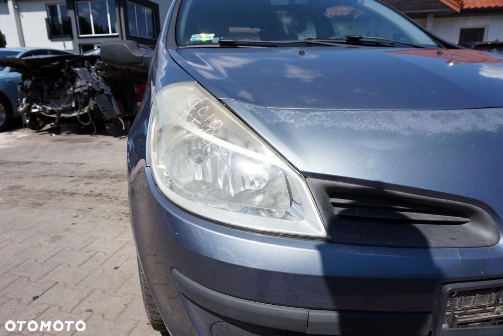 MASKA ZDERZAK BŁOTNIKI LAMPY CLIO III PH1 TEJ47  RENAULT 2005-2009 SZARY PRZÓD KOMPLETNY - 21