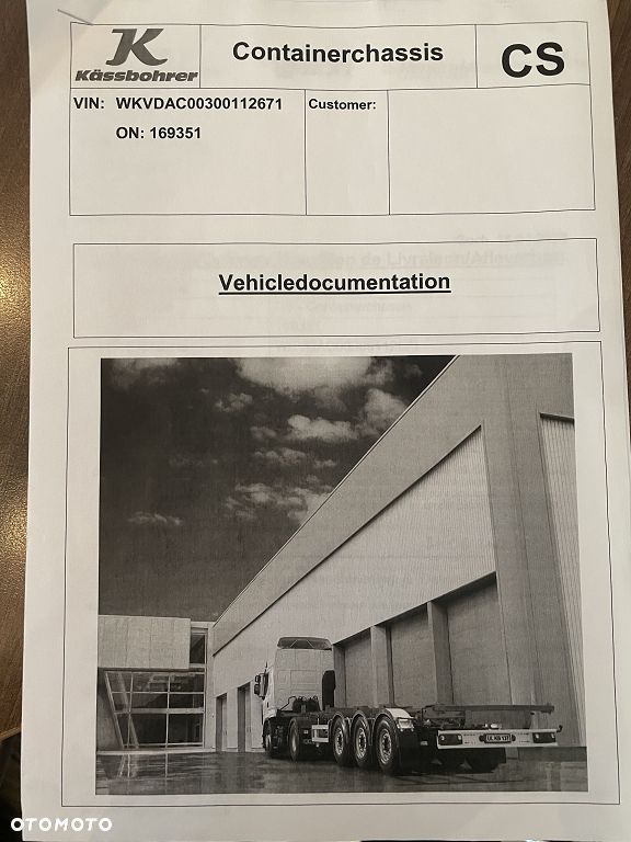 Kassbohrer K.SHG.AVH / 45-12 /27 EU / PODKONTENEROWA / STANDARD / 2023 / ROZSUWANE PODWOZIE PRZÓD I TYŁ / DO WSZYSTKICH T.KONTENERÓW / MAŁO UŻYWANA / SALON POLSKA / STAN JAK NOWY / - 25