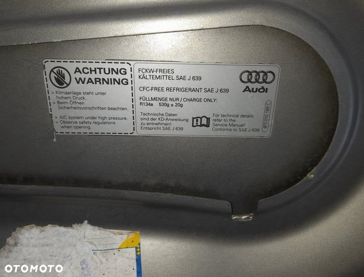 AUDI A6 C6 04-11 MASKA POKRYWA SILNIKA EUROPA 4F0010189C - 9