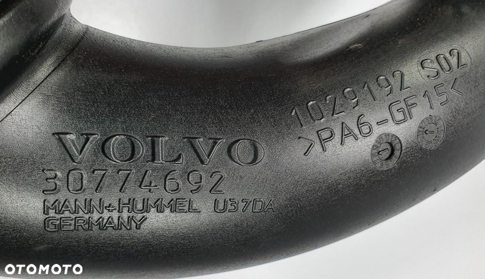 WĄŻ PRZEWÓD RURA DOLOT POWIETRZA VOLVO V60 2.4 D5 30774692 - 3