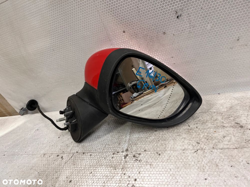 LUSTERKO PRZOD PRZEDNIE ELEKTRYCZNE PRAWE FORD FIESTA VII 7 MK.7 CZERWONY 6PIN - 4