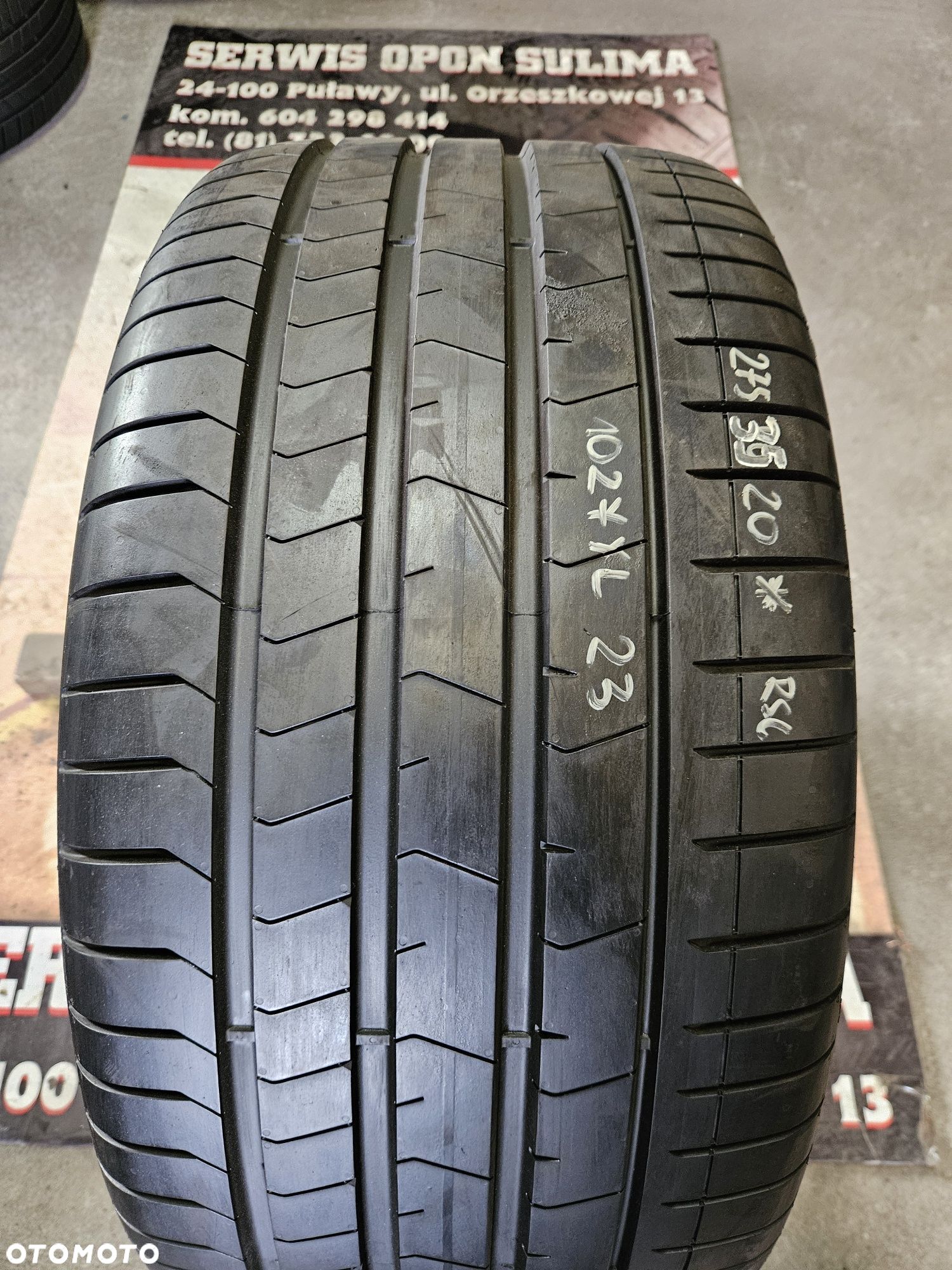 opona używana 275/35R20 Pirelli PZERO TM RSC RUNFLAT - 1
