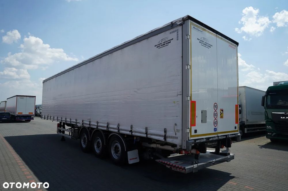 Fruehauf FIRANKA / STANDARD / WINDA DHOLLANDIA 2 000 kg / SAF /  MOCNA PODŁOGA SZYNA DESKA / PALNDEKA ZBROJONA - 4