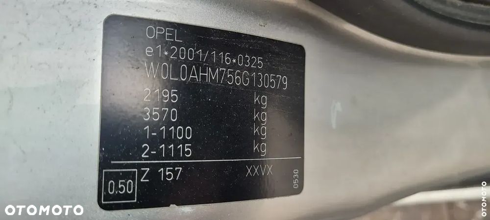 Klapa z szybą OPEL ZAFIRA-B 2006 - 2
