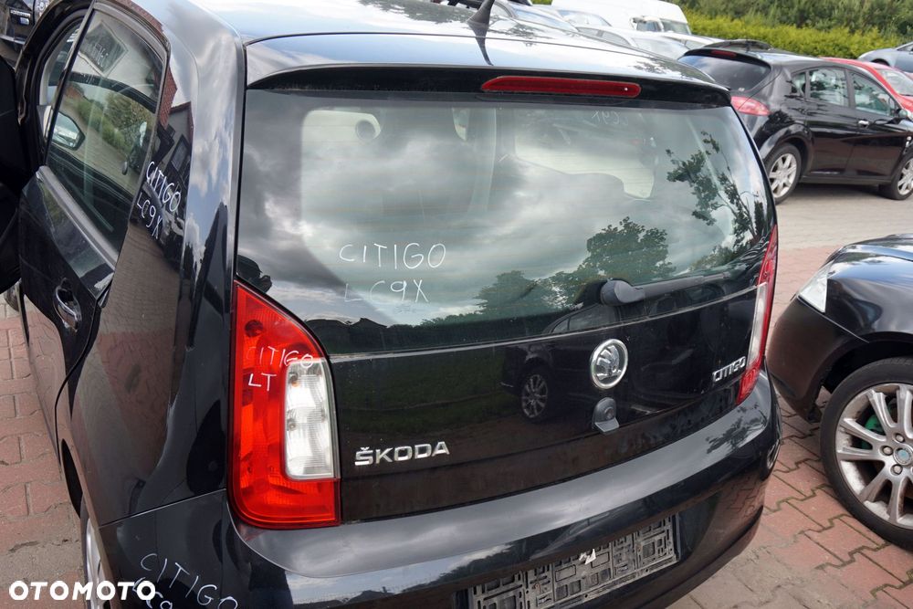 KLAPA BAGAŻNIKA TYLNA CITIGO NF1 5D HB LC9X  CZARNY SKODA 2011-2019 - 2