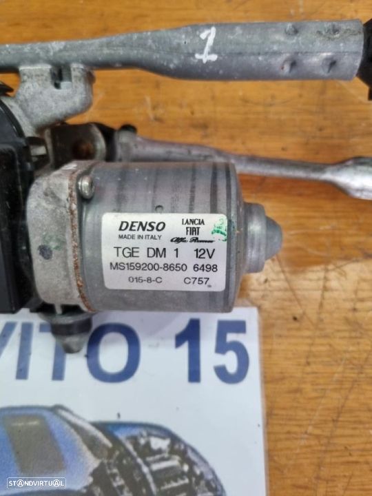 motor limpa para-brisas Fiat 500 2007/2016  ref : ms159200-8650 6498 - 2