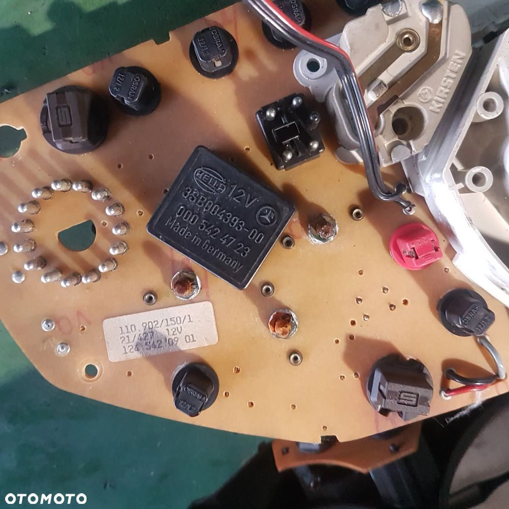 licznik obrotomierz zegary wskażnik paliwa zegarek mercedes benz w124 124 oryginał benzyna 1245427469 diesel 1245427006 - 22