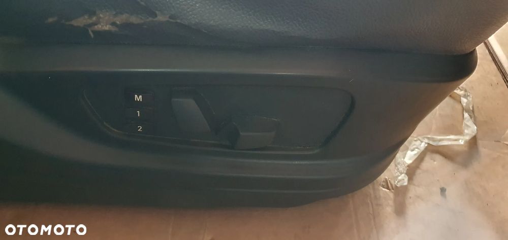 Fotele kanapa boczki komplet czarna skóra elektryczne 7 osób BMW X5 E70 Lift M-Pakiet - 5
