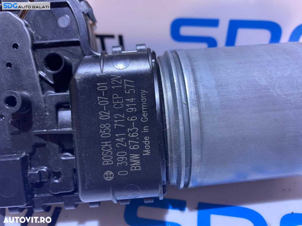 [L9164] Motoras Ansamblu Brat Brate Stergatoare Parbriz BMW Seria 3 E46 1998 - 2006 Cod 6914577 6763-6914577 0390241712 - 4