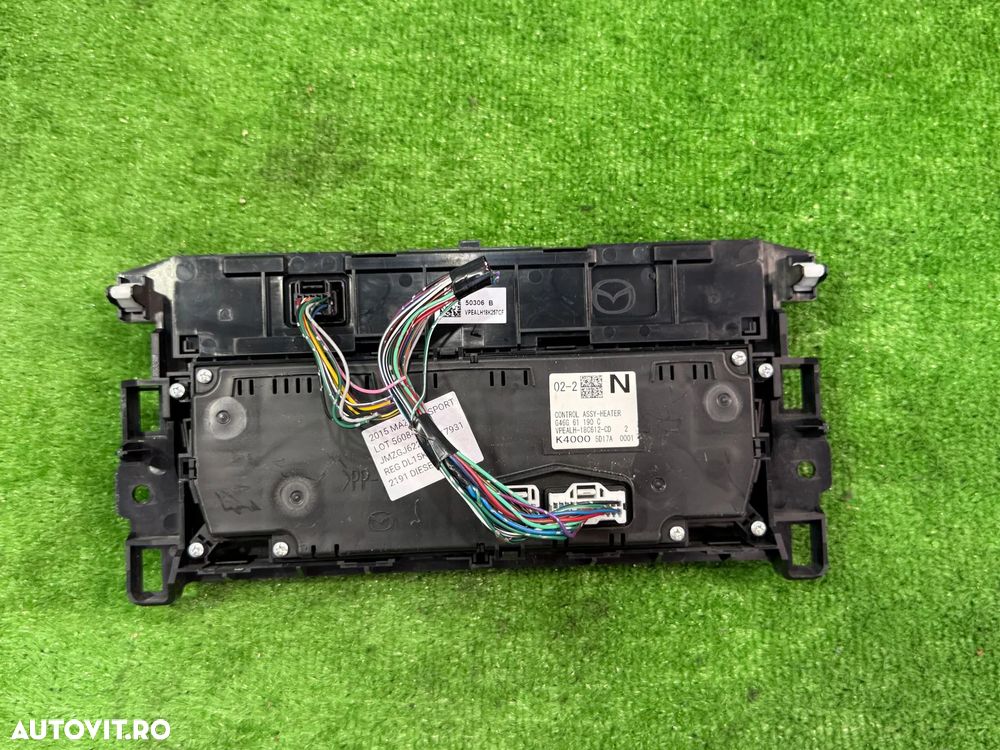 PANOU COMANDA AC / CLIMA / INCALZIRE SCAUNE MAZDA 6 SPORT 2015 2.2 DIESEL COD OEM 5D17A0001 G46G61190C 2012-2025 - 7