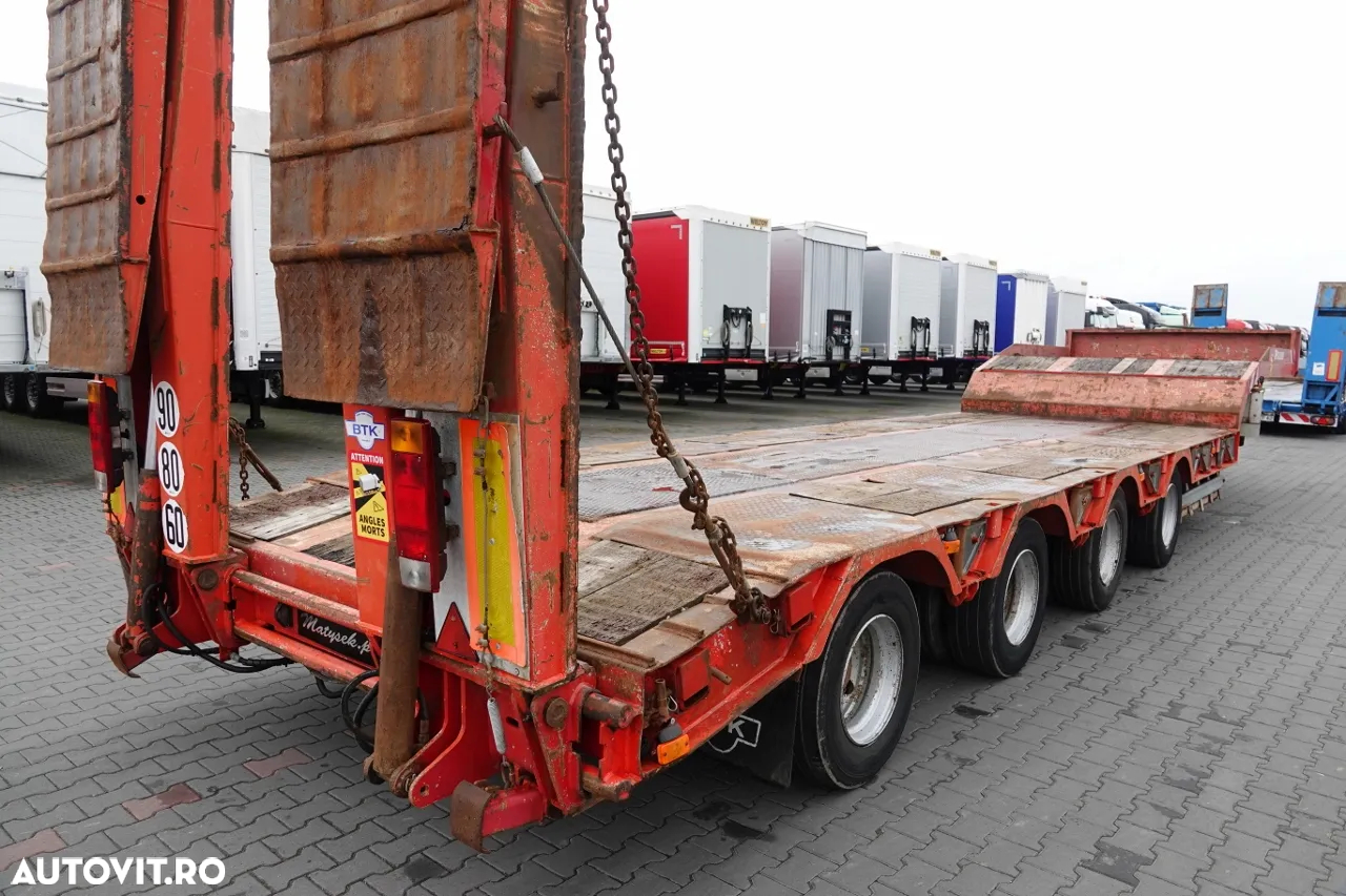 Kaiser REMORCĂ CU ÎNCĂRCARE MICĂ KAISER / GVW:  72.000 KG! / 4 AXI / AXIE DIRECTION / IMPORTAT - 15