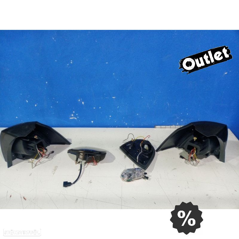 R147321C6 FAROLINS TRASEIROS LED VOLKSWAGEN VW GOLF 5 MK V 03-08 ESCURECIDOS FUM - 4
