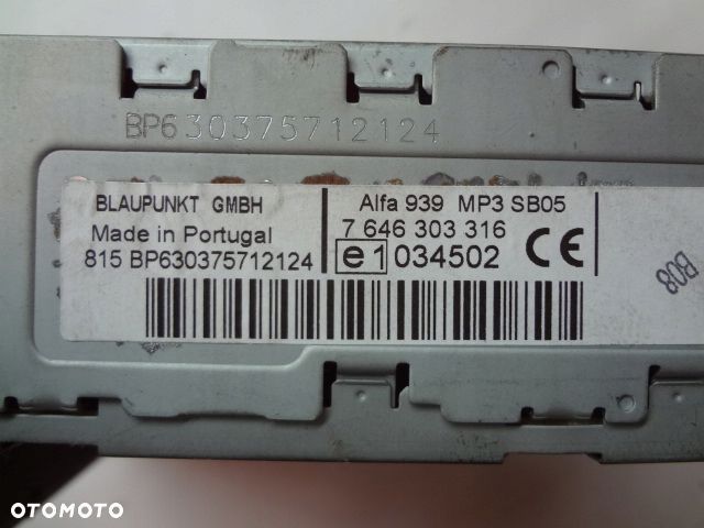 ALFA ROMEO 169 RADIO MP3 RADIOODTWARZACZ - 3