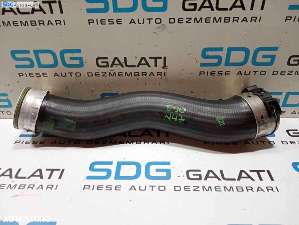 Furtun Conducta Presiune Aer Intercooler Turbo Turbina Turbosuflanta BMW E90 E91 2.0 D N47 2004 - 2011 Cod 7797482-02 1161-7797482-02 [M6077] - 1