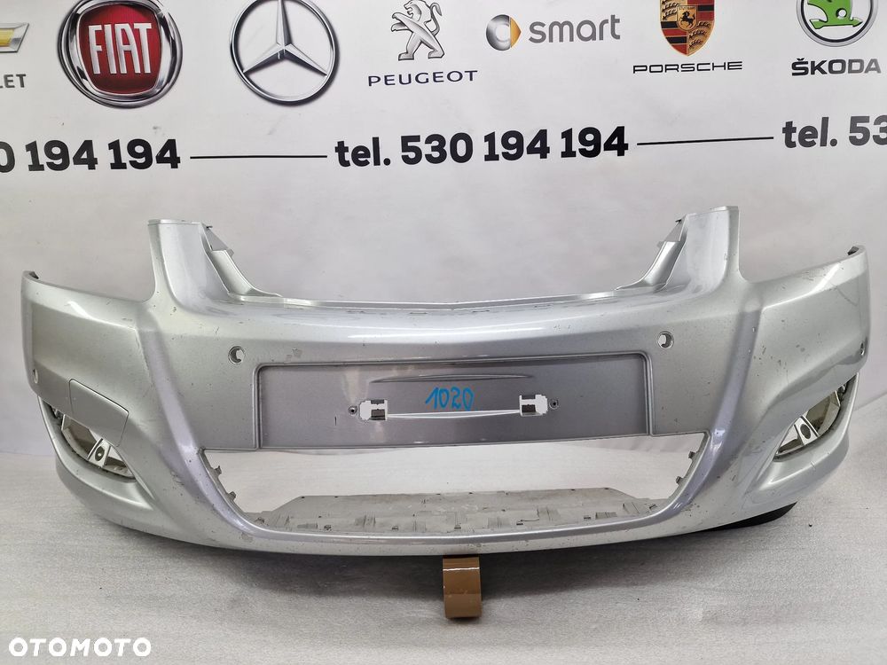 OPEL ZAFIRA B LIFT 07- ZDERZAK PRZEDNI PRZÓD NA 4X PDC , NR 13247273 , NR AUKCJI NZ1020 - 1