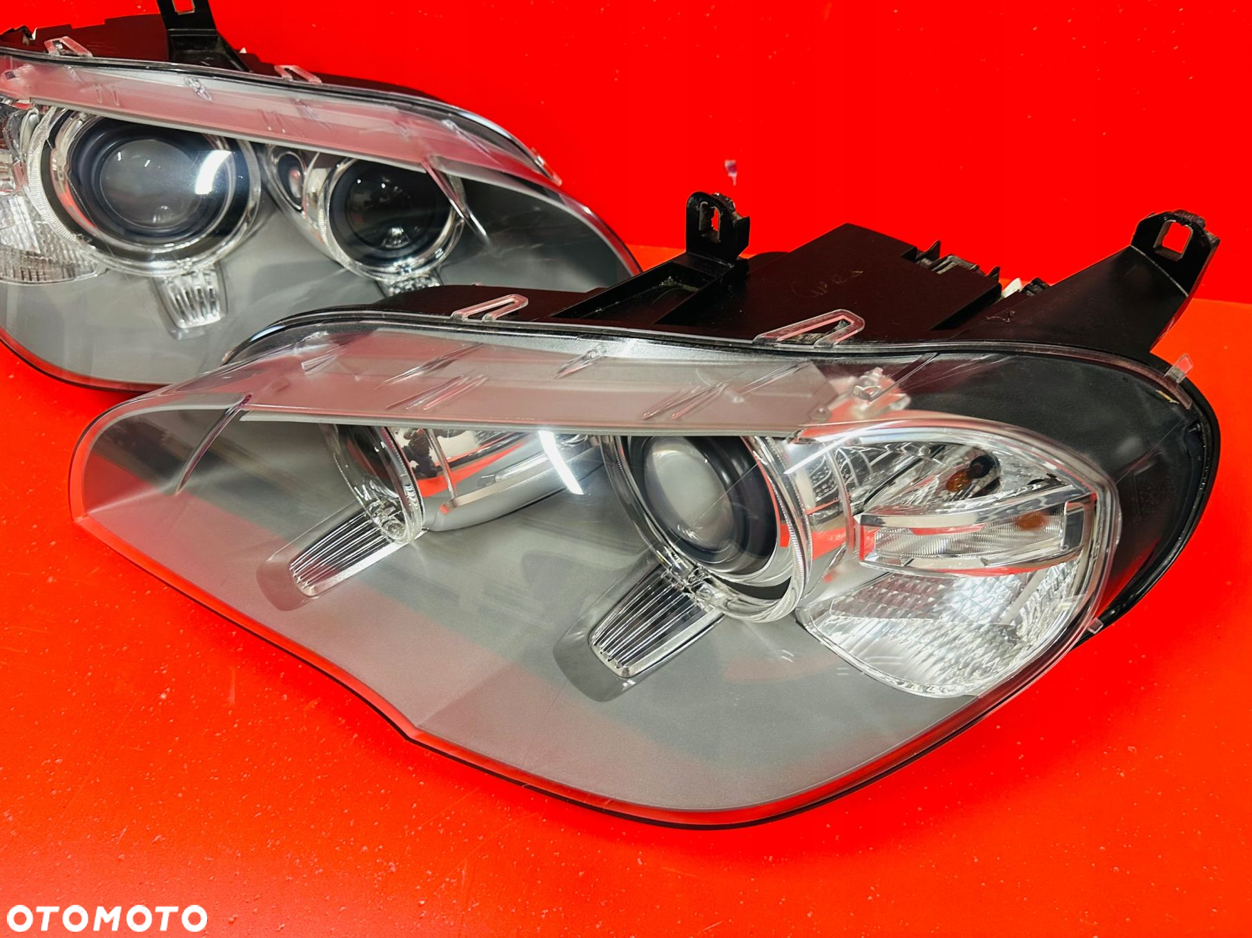LAMPY BMW X5 E70 LCI LIFT BI XENON KOMPLETNE BDB EUROPA IDEALNE - 2