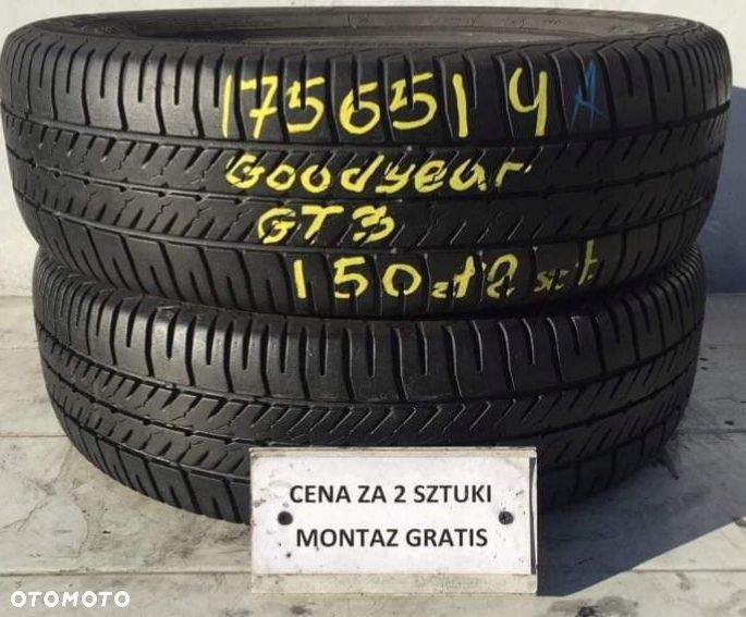175/65/14 cena za 2 szt. letnie* Goodyear WA-wa centrum - 1