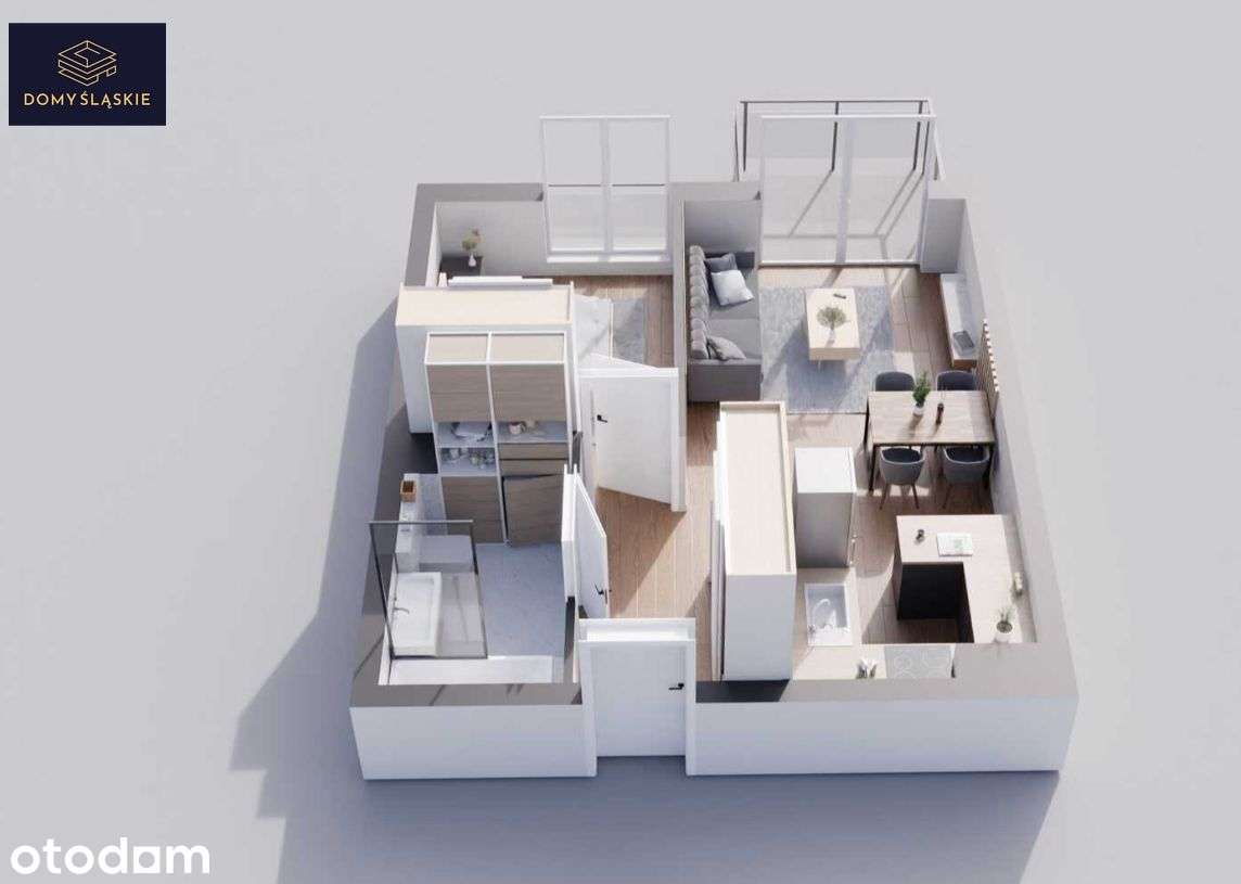 B25- 2 pokoje + balkon