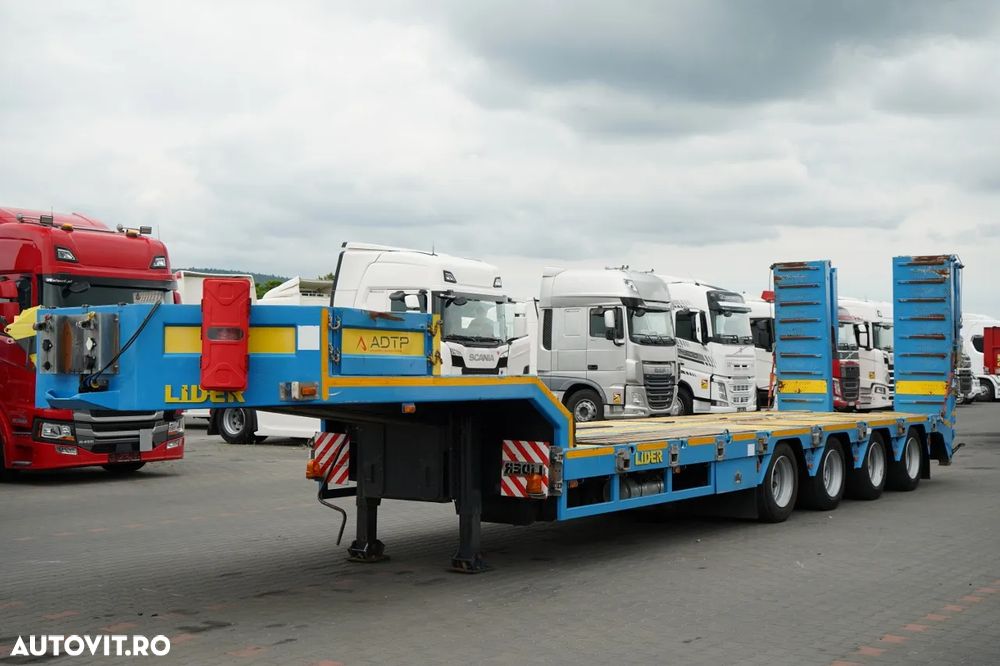 Lider CAMIOANĂ LEADER CU GĂRTĂ JOS / LĂȚITĂ / 4 AXE / AXE DE DIRECȚIE / MASĂ NETĂ AUTOMĂTĂ: 60.000 KG / IMPORTATĂ - 2
