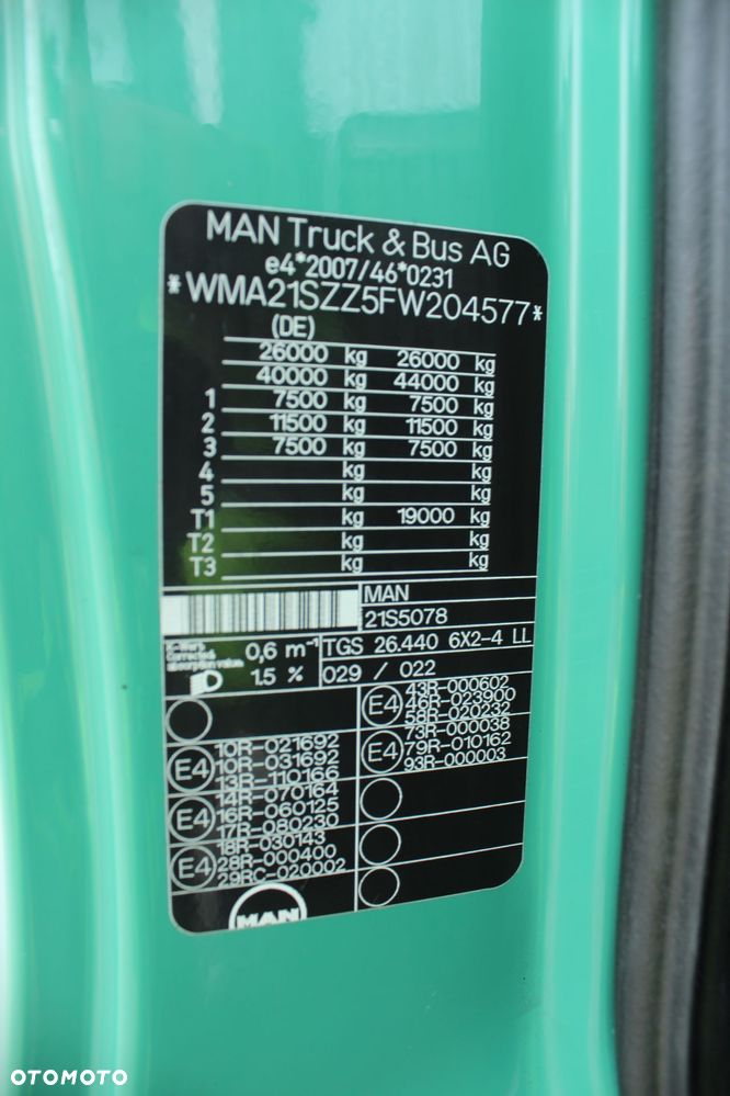 MAN TGS 26.440 DO ŻYWCA ZWIERZĄT BYDŁA Z NIEMIEC - 34