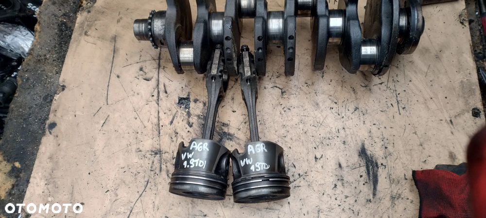 VW Seat Skoda Audi 1,9tdi AVQ AGR wał korbowy  038C  tłok korbowód 028H - 2