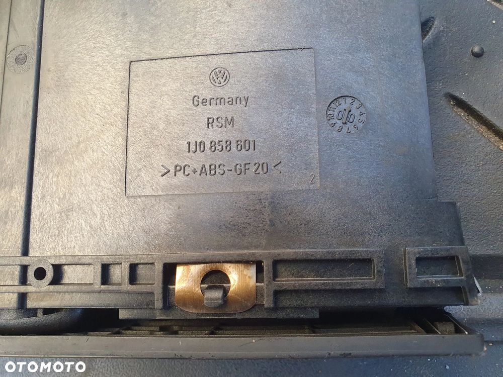 Vw Golf IV Bora uchwyt na napoje kubek kubki cupholder oryginał 1J0858601 - 8