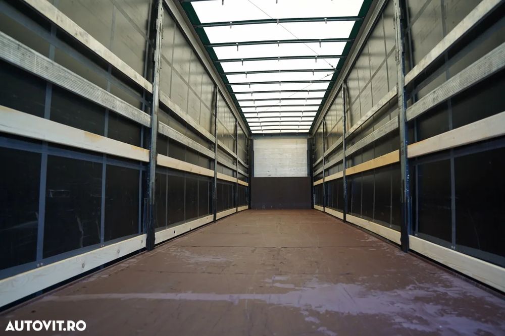 Schmitz Cargobull CORTINĂ / MEGA / PLATFORMĂ JOSĂ / ACOPERIȘ RIDICAT / AXĂ RIDICATĂ - 17