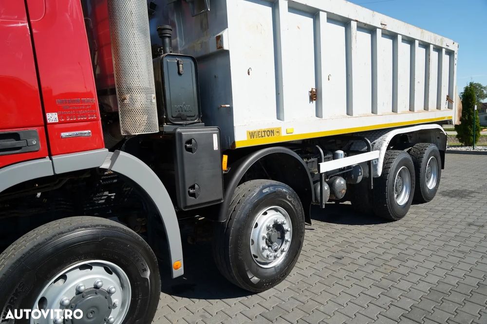 Mercedes-Benz ACTROS 4141 / 8X6 / BASCULATOR SPATE / WIELTON / EPS + AMBREIAJ / ANVELOPE 100% - 16