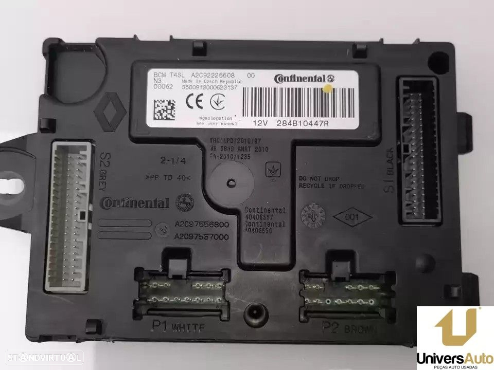 MODULO ELECTRONICO DACIA SANDERO II 2020 -A2C92226608 284B10447R - 2