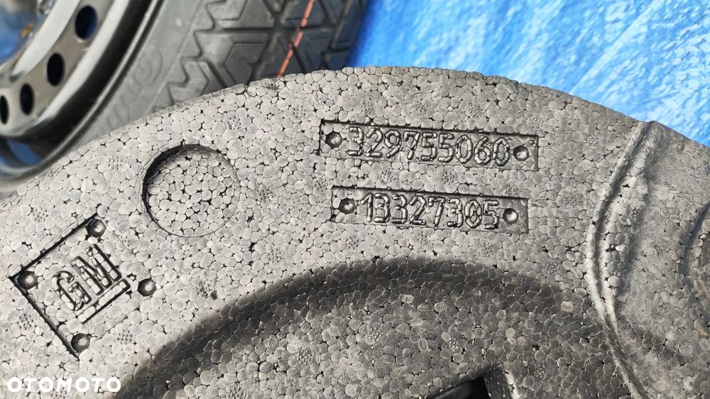 KOŁO DOJAZDOWE T125/80R16 125 80 16 ZESTAW NAPRAWCZY LEWAREK KLUCZ DO KÓŁ HAK UCHO HOLOWNICZE KOMPLET JAK NOWY ORYGINAŁ OPEL INSIGNIA A - 9