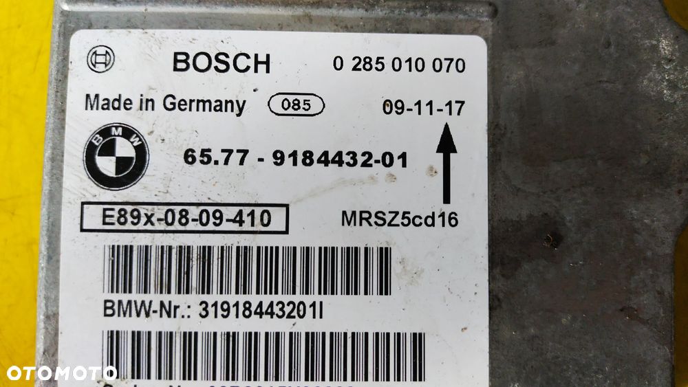 SENSOR STEROWNIK AIRBAG BMW E87 9184432 - 2