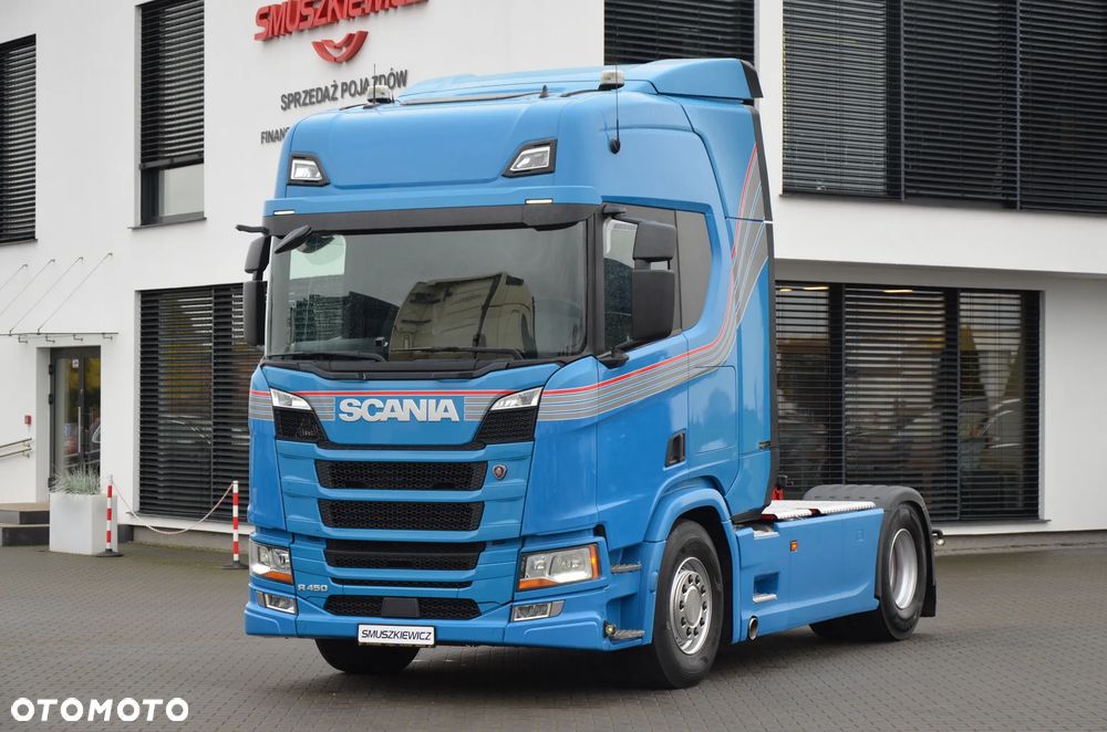 Scania R 450 / 2019 / KLIMA P. / ACC / AIRBAG / NAVI / SKÓRY / KAMERA / LED / HYDRAULIKA / DE 1600 - 1