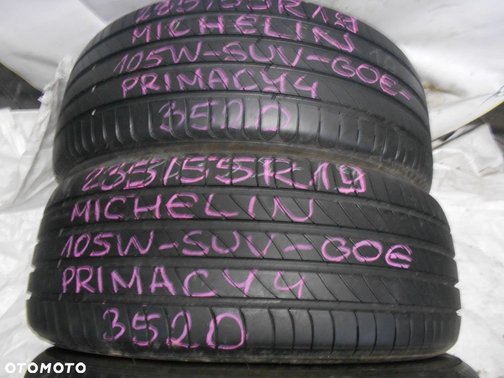 OPONY 235/55R19 MICHELIN PRIMACY 4 GOE SUV DOT 3820 7MM - 2