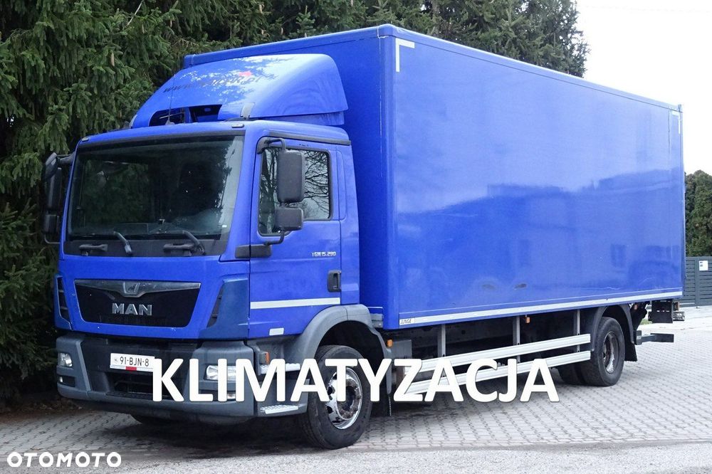 MAN TGM 15.290 Euro 6 kontener 18 palet winda klapa sprowadzony