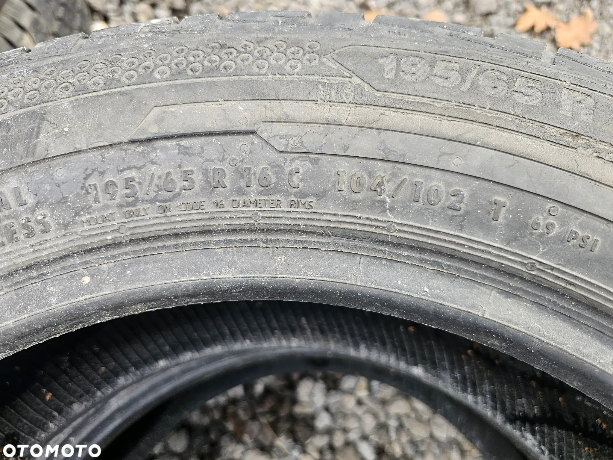 CONTINENTAL 195/65R16C 104/102T CONTIVANCONTACT 100 (2szt.) (1x6,0 1x7,0) (DOT: 2x0617) L829 - 4