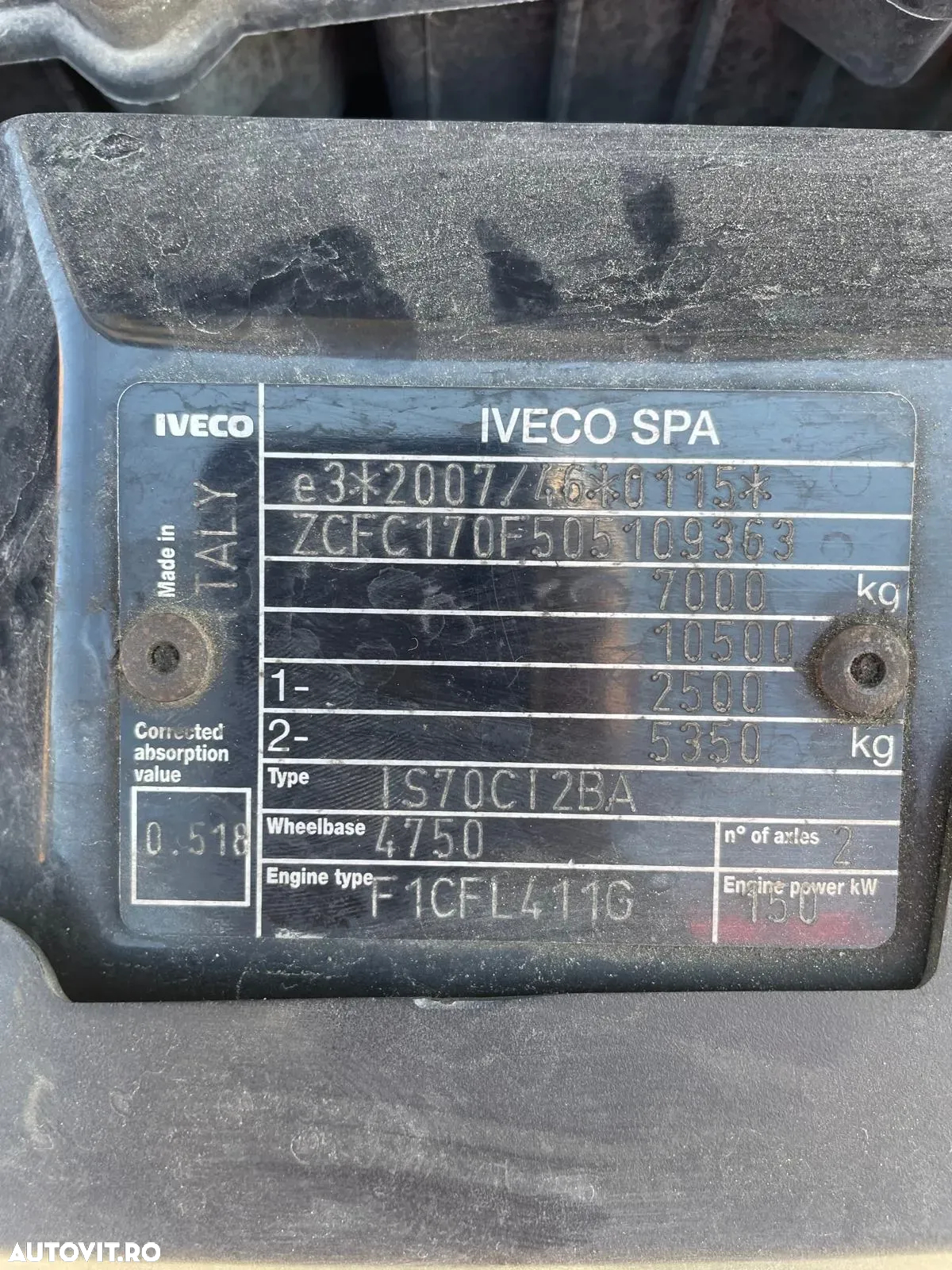 Iveco DAILY HI-MATIC 70C21, fara Ad Blue - 16