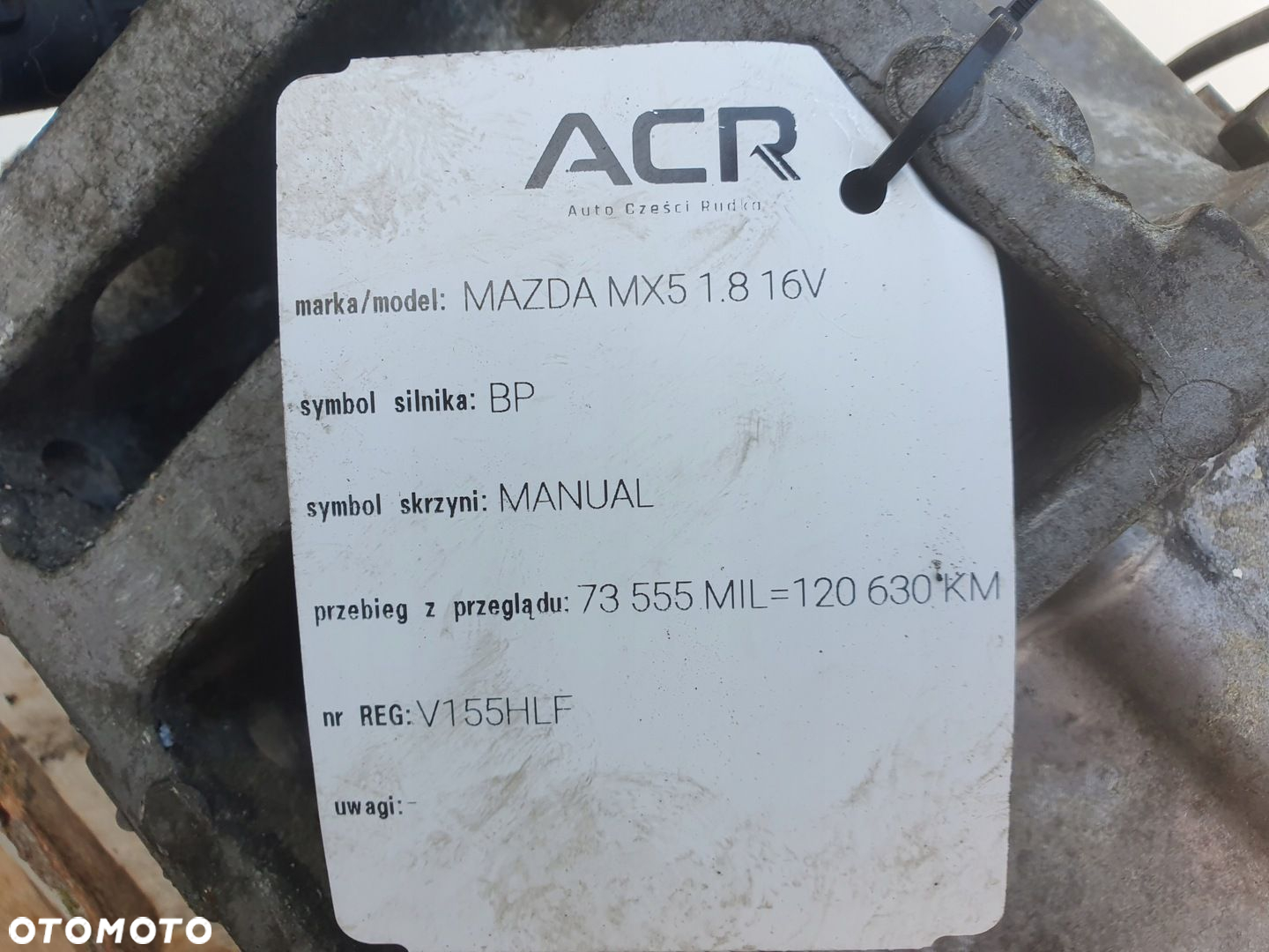 Mazda MX-5 MX5 1.8 16V SKRZYNIA BIEGÓW manualna MANUAL bp 120 tyś - 7