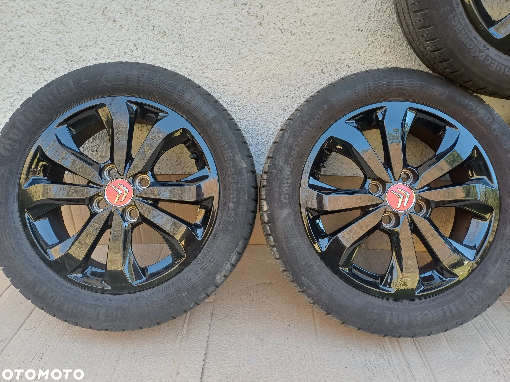 Felgi aluminiowe koła peugeot 108 Citroen C1 II AYGO II 165/60r15 Continental - 3