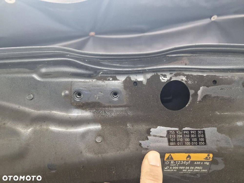 MERCEDES E-KLASSA W213 16- MASKA , NR 213204110001010 / A2138870203 , NR AUKCJI NM2 - 23