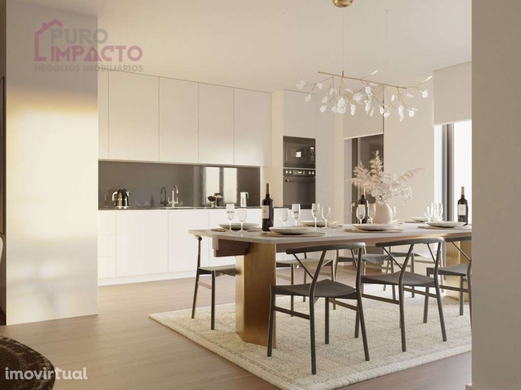 NOVO T2 R/C com varanda e vista mar em Espinho - Grande imagem: 2/16