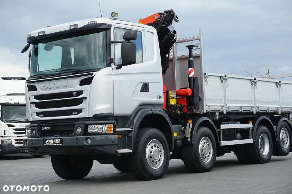 Scania G 400 / E 5 / 8 X 4 / 4 x 4 / WYWROTKA + HDS / TRIDEM / PALFINGER PK 26002 / MANUAL - 23