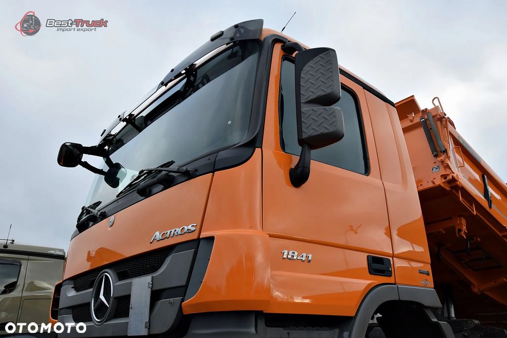 Mercedes-Benz ACTROS 1841 / 4X2 / KIPPER MEILLER S3 / EURO 5  /  DUŻY MOST / RESOR  P+T / - 30