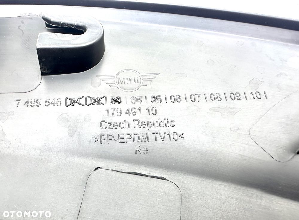 MINI COOPER F56 LCI USA 2019 - LISTWA BŁOTNIK TYŁ OBRYS PRAWA R ORYGINAŁ OE - 9