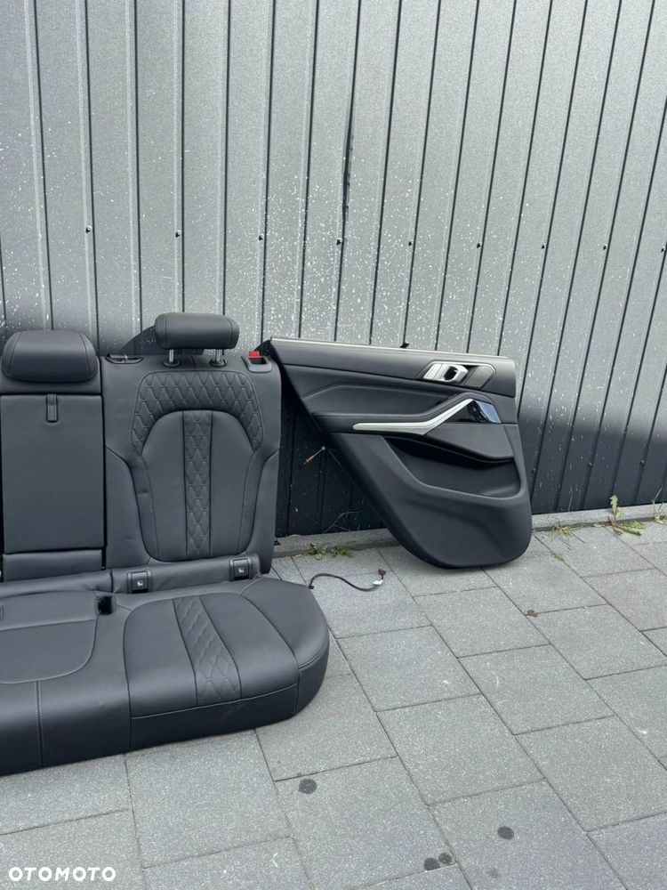 FOTELE TAPICERKA BMW X5 G05 INDIVIDUAL SKÓRA PEŁNA CZARNA MASAŻ GRZANE KOMFORT - 7