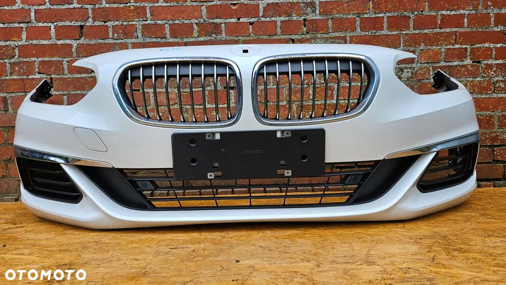 BMW 1 F52 Kompletny zderzak przód pod czujniki parkowania  Zderzak przedni 6x PDC CHROM NOWY 7384645 - 3