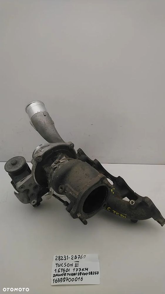 TURBINA 1.6 T-GDI 176KM TUCSON III 28231-2B760 16399700016 - 5
