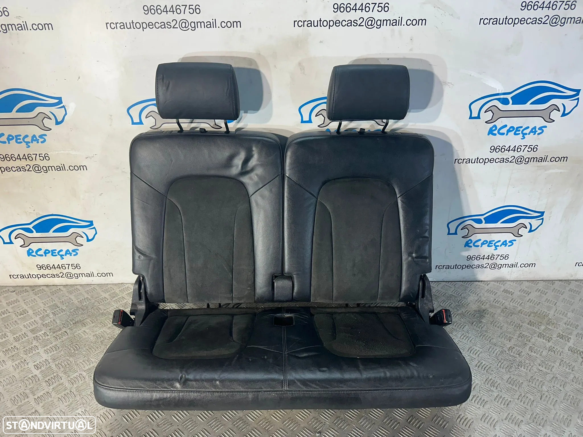 Conjunto Bancos Em Pele 7 Lugares Audi Q7 4L Airbag Elétricos Aquecidos 2004 - 2015 - 9
