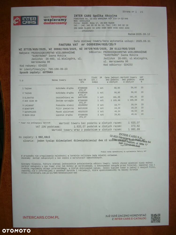 Volkswagen Transporter T5 LONG Chłodnia Konvekta 0*C - 27