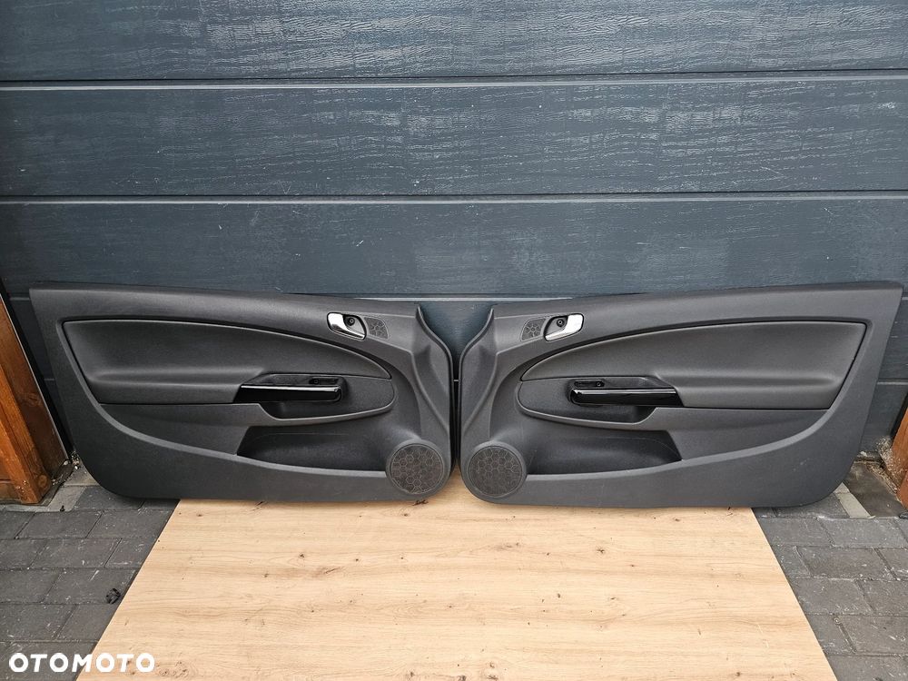 FOTELE PRZEDNIE KANAPA OPARCIE TYŁ BOCZKI PÓŁ SKÓRA OPEL CORSA D 3 DRZWI 3D EUROPA - 23