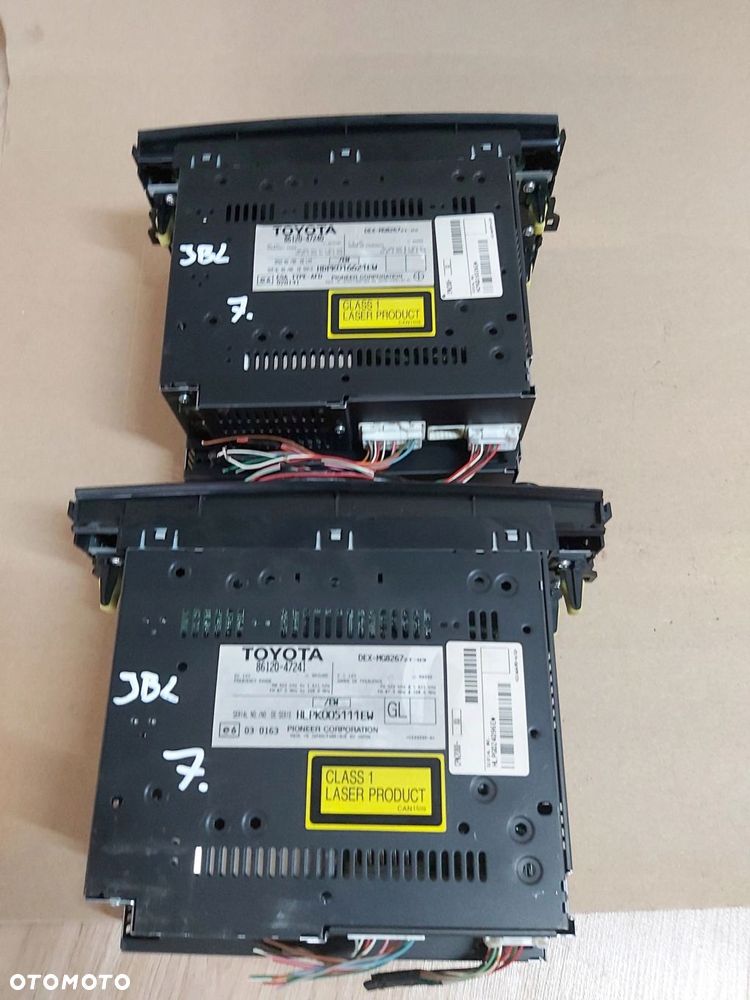 Toyota Prius II radio JBL CD 86120-47241 - 5